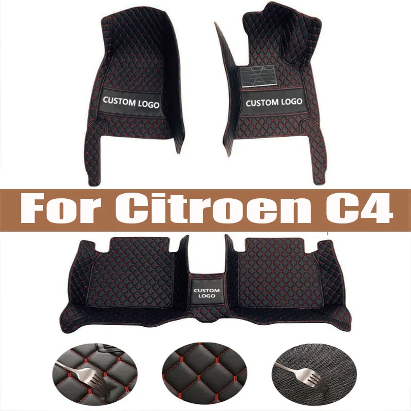 

Car floor mats for Citroen C4 (TWO DOOR) 2006 2007 2008 2009 2010 2011 Custom auto foot Pads automobile