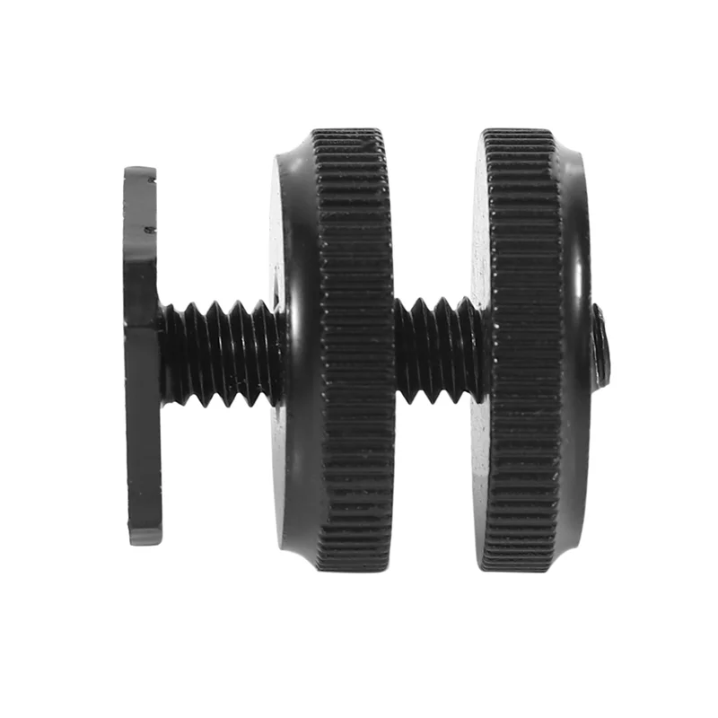 

1/4 Inch-20 Hot Shoe Mount Adapter Tripod Screw To Flash Hot Shoe For DSLR Camera Rig(10 Packs)-AB01