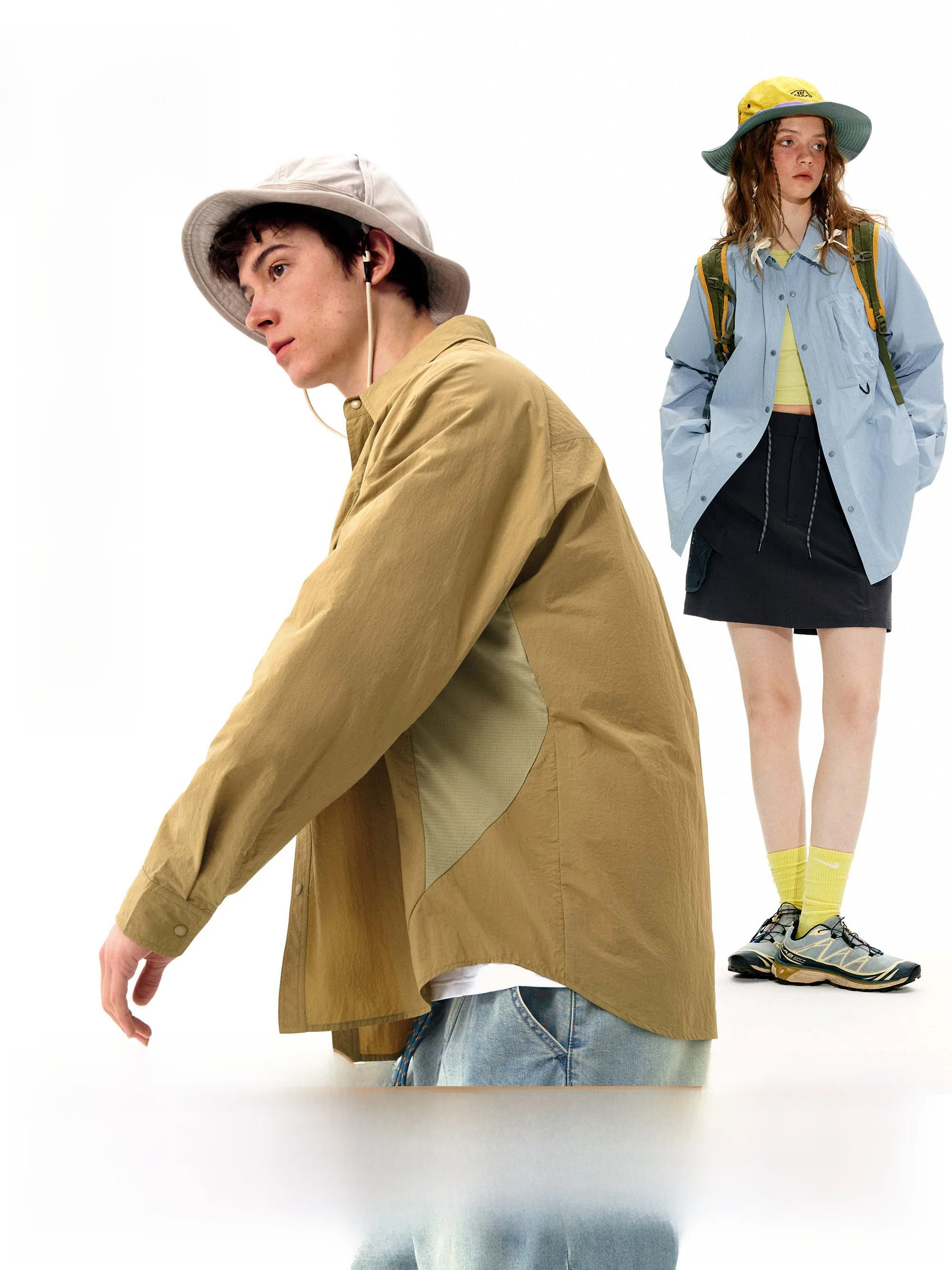 

Nome Lightweight Outdoor UPF00 High-Powered Sun Protection Loose Long Sve irt Jaet for Men Color Spring Season