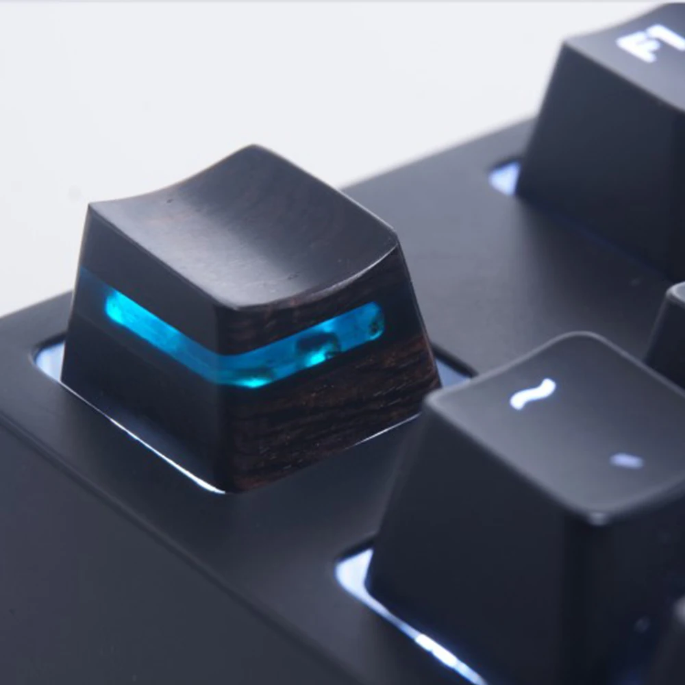 Custom Wood Keycaps Backlit Keycap For Cherry Mx Switch Mechanical Keyboard Gaming Caps R1 R2 R3 R4 Wood Keycaps