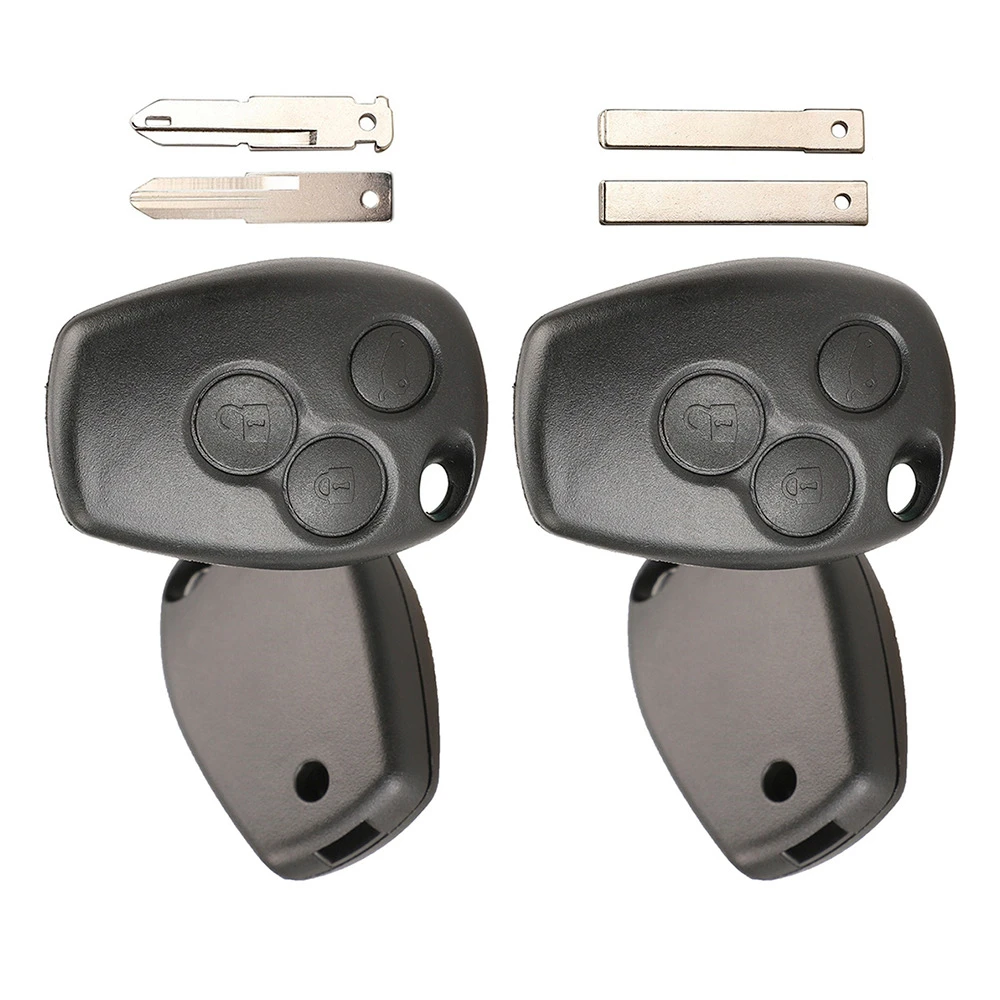 Remote Car Key Shell Case 3 Buttons for Renault Dacia Modus Clio 3 Twingo Kangoo 2 Auto Key Fob Case Shell Replacement Parts