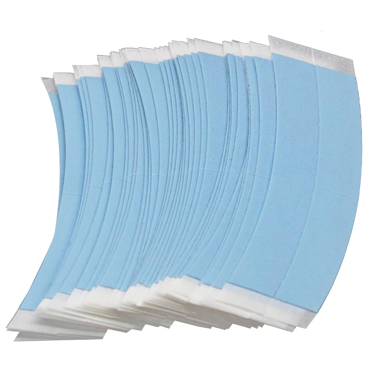 36Sheets/Lot Hair Tools Blue Fixed Double Tape Wig Adhesive Extended Hair Tape Waterproof For Lace Wigs Film With Slitting Line