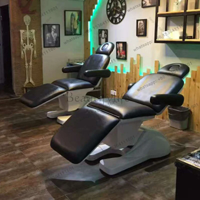 LJY Power-driven Multifunction Beauty Bed Tattoo Bed Tattoos Lift Chair Speciality Aesthetician Commercial Furniture Bett TC