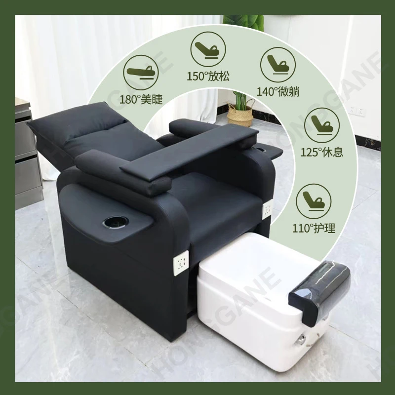 Pedicure Chair,Nail Salon,Beauty SPA,Nail Sofa, Pedicure Chair, Eyelash Salon Recliner, Multifunctional Bath, Foot Massage