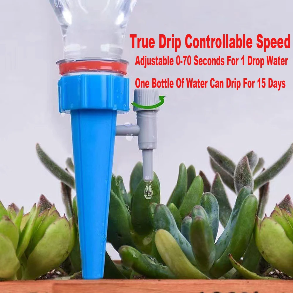 Automatic Drip Irrigation System Self Watering Spike For Flower Plants Greenhouse Garden Adjustable Auto Water Dripper Device