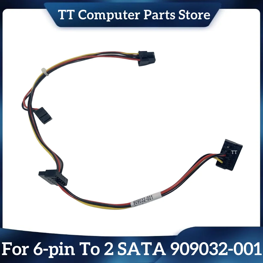 Cavo adattatore per unità ottica per disco rigido originale TT da 6 pin a 2 SATA per cavo di alimentazione per unità ottica per Notebook 909032-001