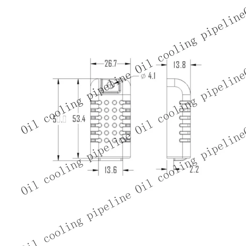 A+ AM2302B Temperature Humidity Sensor Module with Single Wire Digital Interface