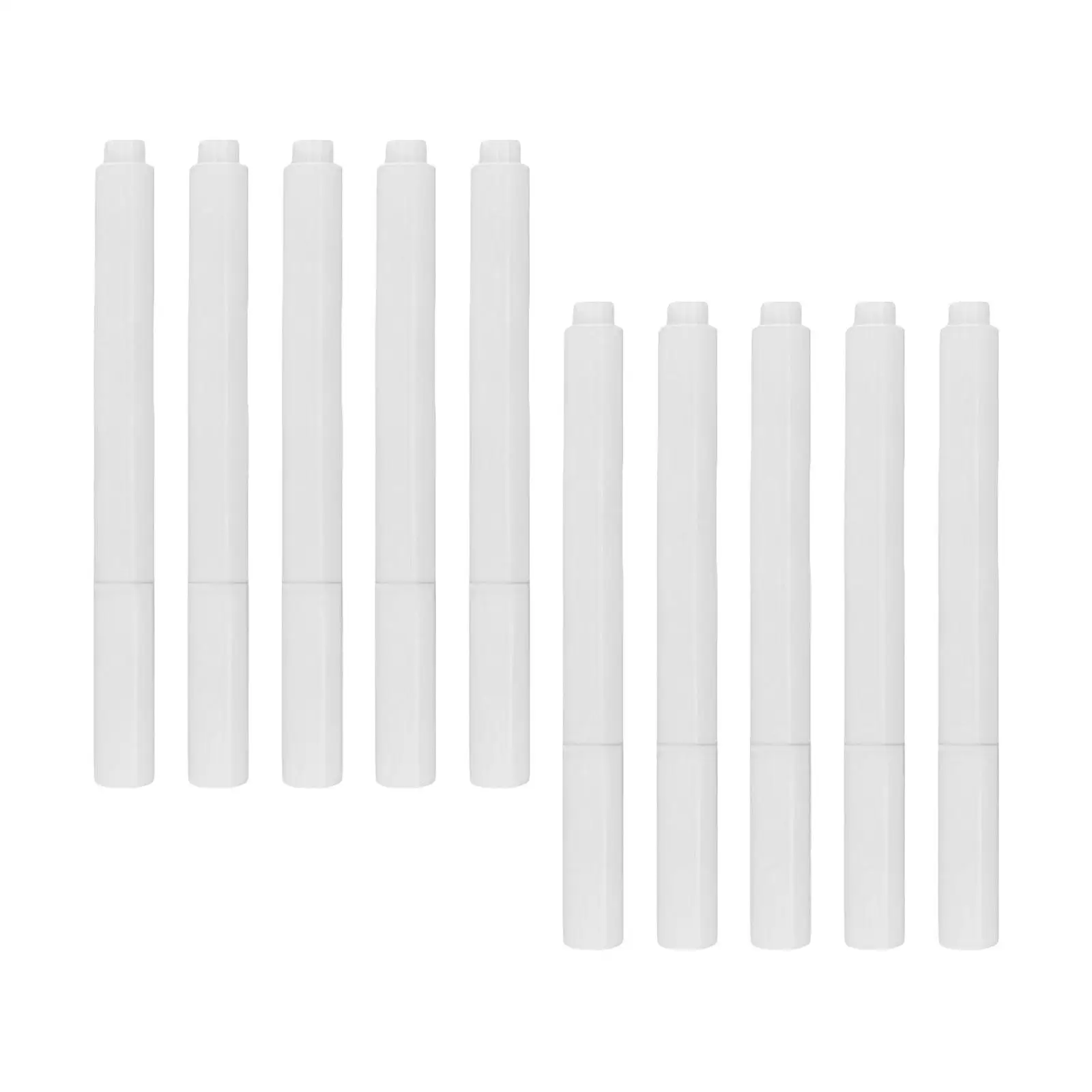 10x White Chalk Markers Chalk Pen for Blackboard Signs Massage Board Signs