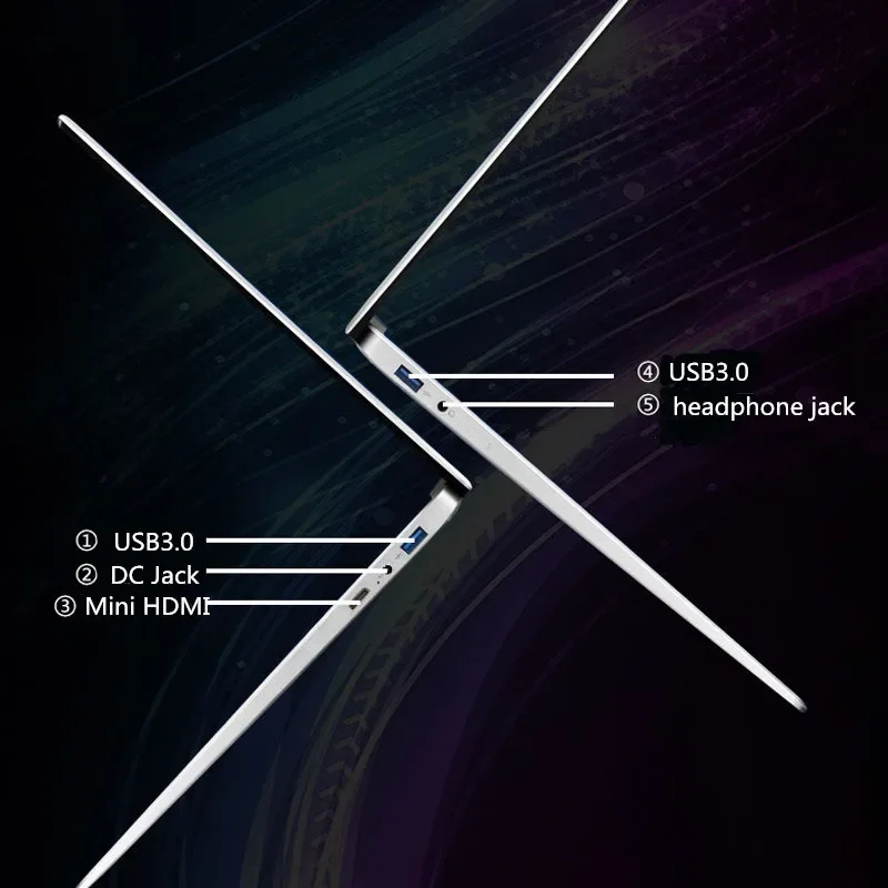 Vingerafdruk Ontgrendeling 15.6 Inch Laptops Windows 10 11 1920*1080 Intel Celeron J4125 12Gb Ram 128Gb/256Gb/512Gb/1Tb Hdmi Notebook