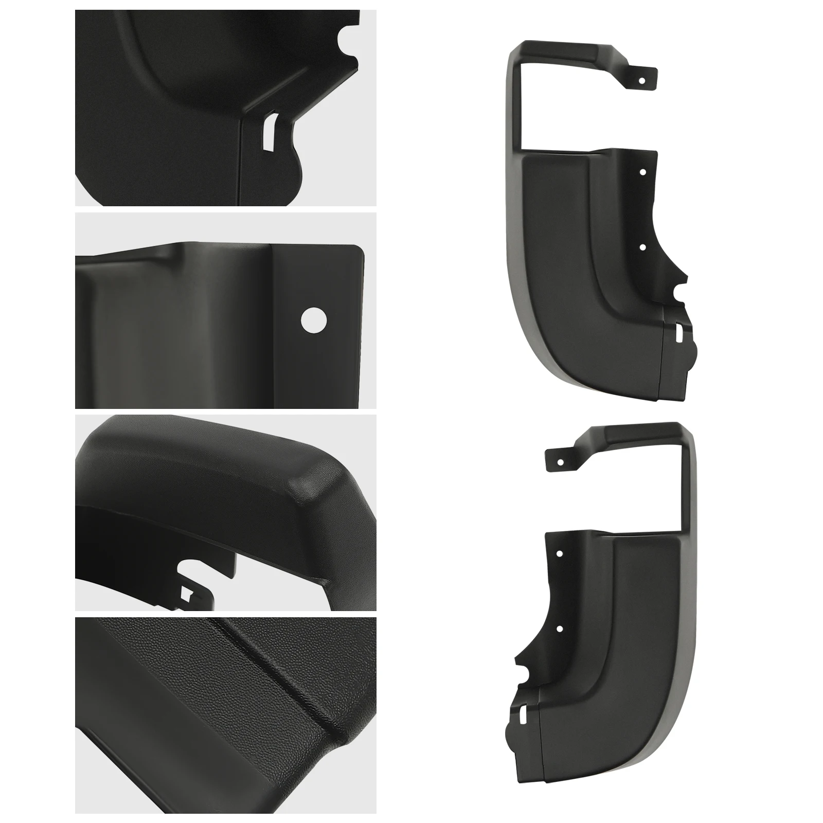 ABS المصد الخلفي الجانب نهاية غطاء تغليف لفورد ترانزيت 150 250 350 350 2015-2024