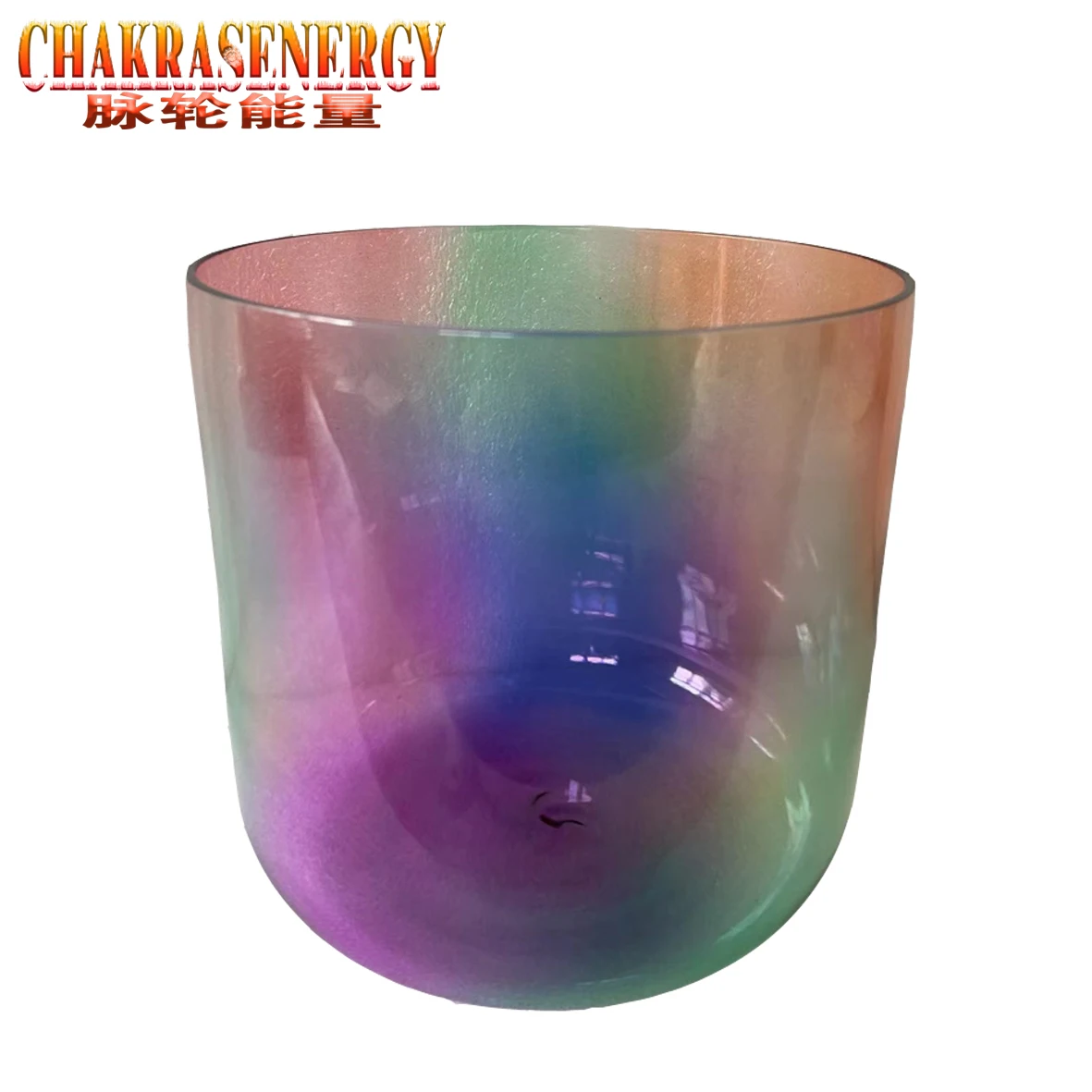 about 7.35 inches rainbow colors Crystal singing bowl perfect pitch 3rd octave F note or F# note + free suede stick and o-ring