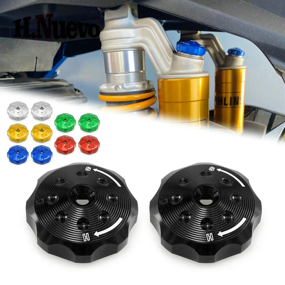 Motorcycle Accessories Universal For BMW HONDA YAMAHA Shock Absorber Damping Adjust Knob Cover Screw Rear Absorbers Suspensions - Image 5