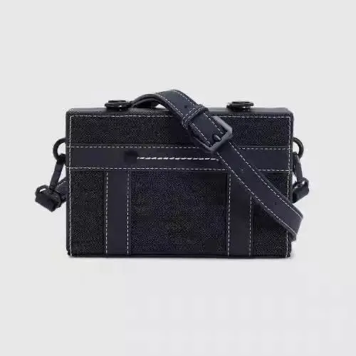 

Crossbody Bags Women New Fashion Simple Luxury Casual Hasp Box Shoulder Bag Purse Phone Bag Unisex Designer Bag