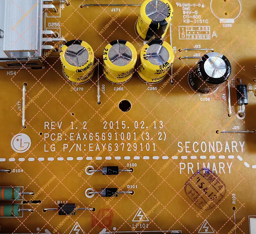 Replacement Power Board EAX65691001(3.2) EAY63729101 LHP4955-15UL6, Fully Tested for LG 55UF7702-CC