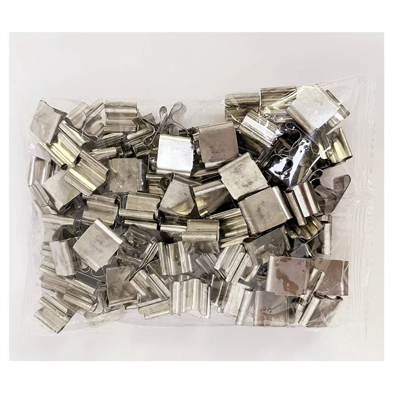 THIVN-500 PCS Metal Wick Sustainer,Wick Holder For Wood Wick Candle