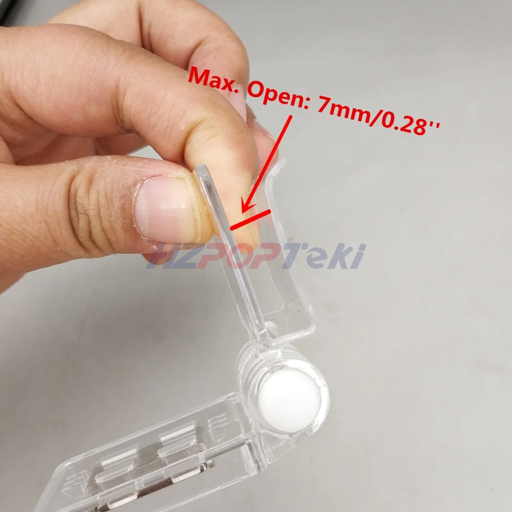 10pcs POP Plastic Poster Paper Card Advertising Display Clip Holder Stand Strong Magnet Base Retail Store Promotions