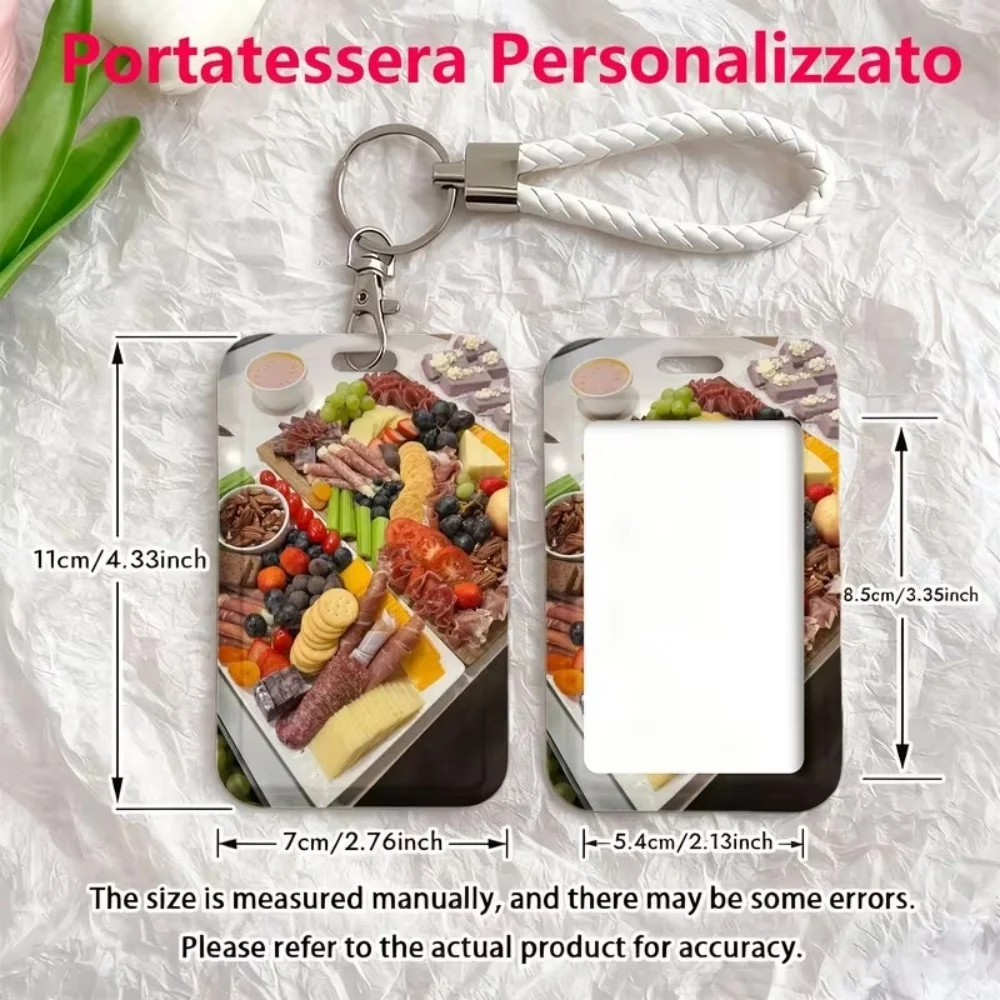 Personalisiertes Ausweiskartenetui Custom Photo ID Card Holder Custom Picture Badge Case With Key Ring Lanyard Custom Gift
