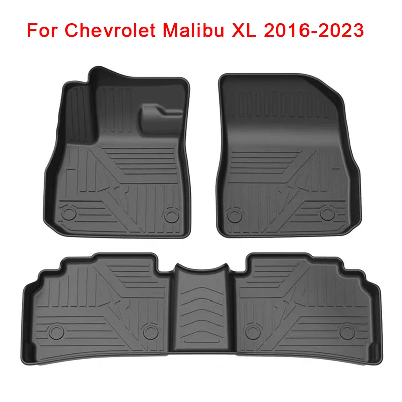 

for Chevrolet Malibu XL 2016 2017 2018 2019 2020 2021 2022 2023 Car Floor Mats TPE Waterproof Non-slip Foot Pad Floor Liners