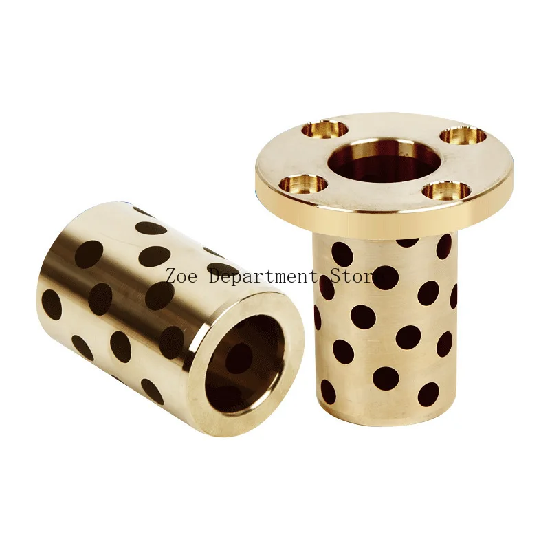 Brass Solid Lubricated Graphite Copper Sleeve /Oil-Free Bushing /Self-Lubricating Bearing