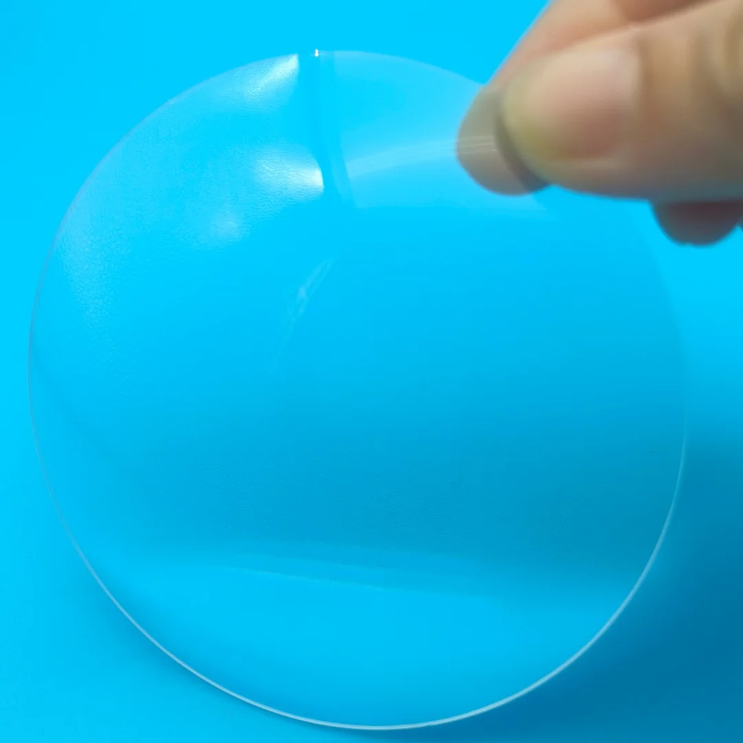 1PC Plano Convex Optical Glass Lens 100/150/200/250mm Magnifier Desktop DIY Industrial Optical Experiments Scientific Research