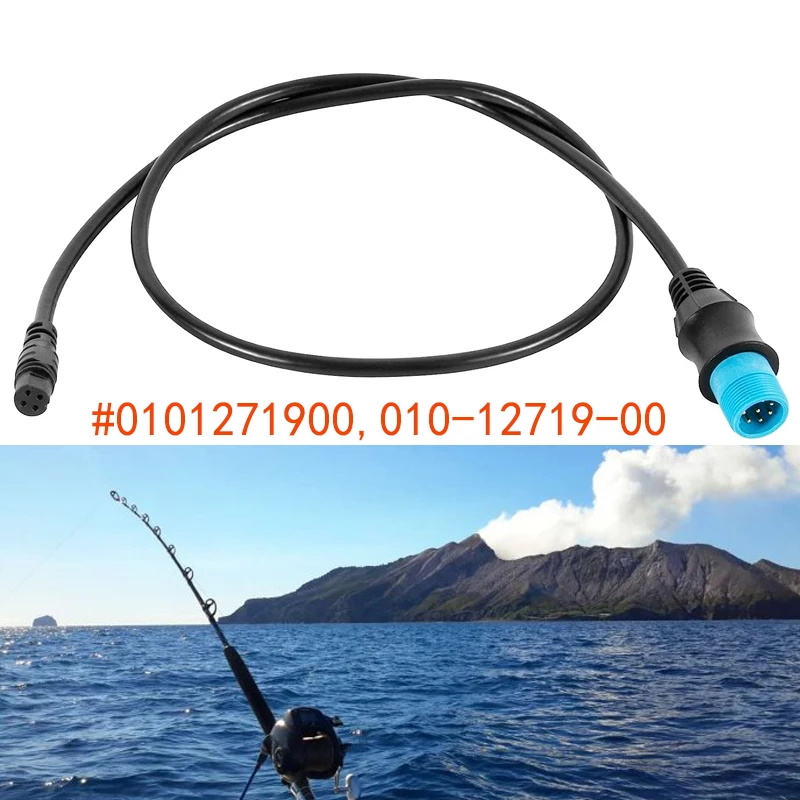 

8 Pin Striker Chart Plotters Transducer to 4 Pin Sounder 0101271900 Fit for Garmin AIRMAR, ECHOMAP/Plus/UHD/ Ultra,Fish Finder