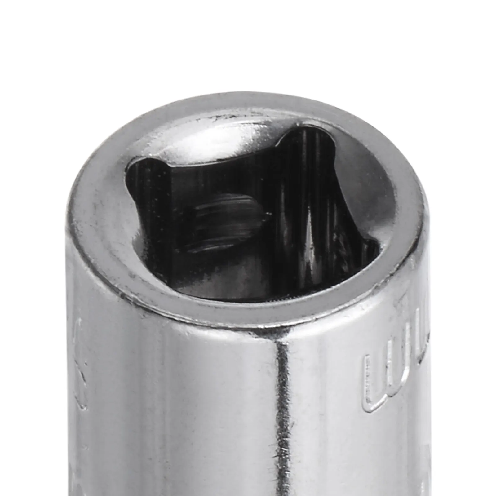 4Pcs 1/4-inch Drive 6mm-13mm Steel Chrome Plated 6-Point Shallow Socket