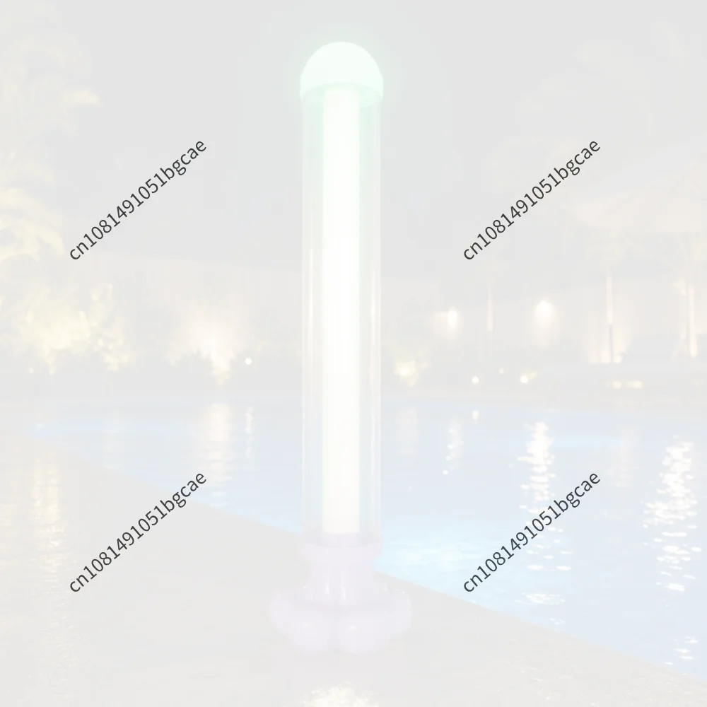 LED Glowing Rainbow Water Blaster Pops Like Magic Firework Spray Water Soaker Toys for Pool Party Outdoor Summer Water Games