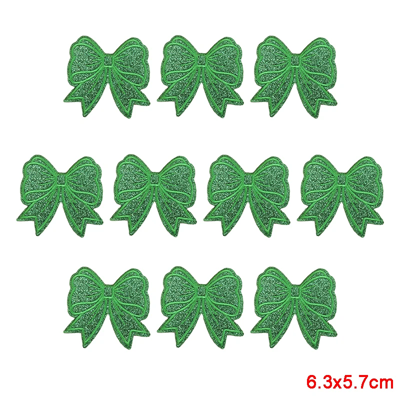 10 Stück Funkelnde Diamant-Schleifen-Herz-Aufnäher zum Aufbügeln, Stickerei-Patches aus Glitzermaterial für Westen und Taschen, Funkelnde Geschenkidee für Mädchen – Detail 11