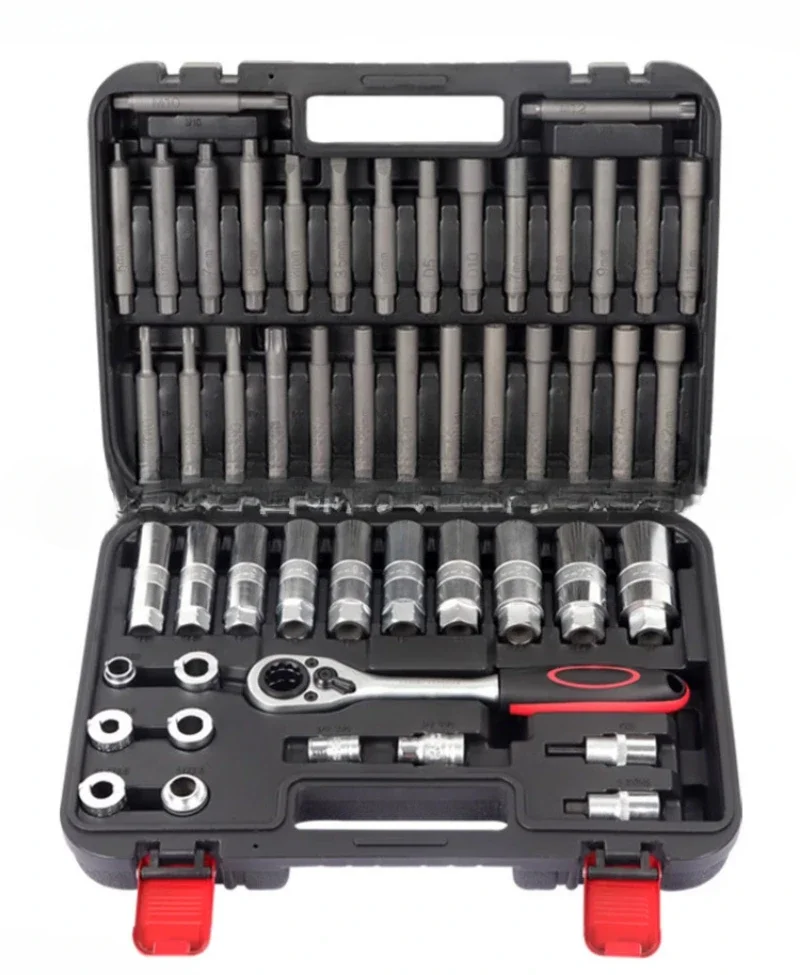 new 50 Pieces Shock Absorber Strut Nut Removal Tool Bushing Set Special Car Strut Tower Top Nut Remove Install Tool Sleeve