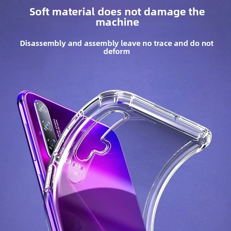 حافظة لهاتف موتورولا موتو X70 إطار سيليكون شفاف غطاء رقيق وخفيف لهاتف موتورولا X 70 ممتص للصدمات الهواء فوندا #4