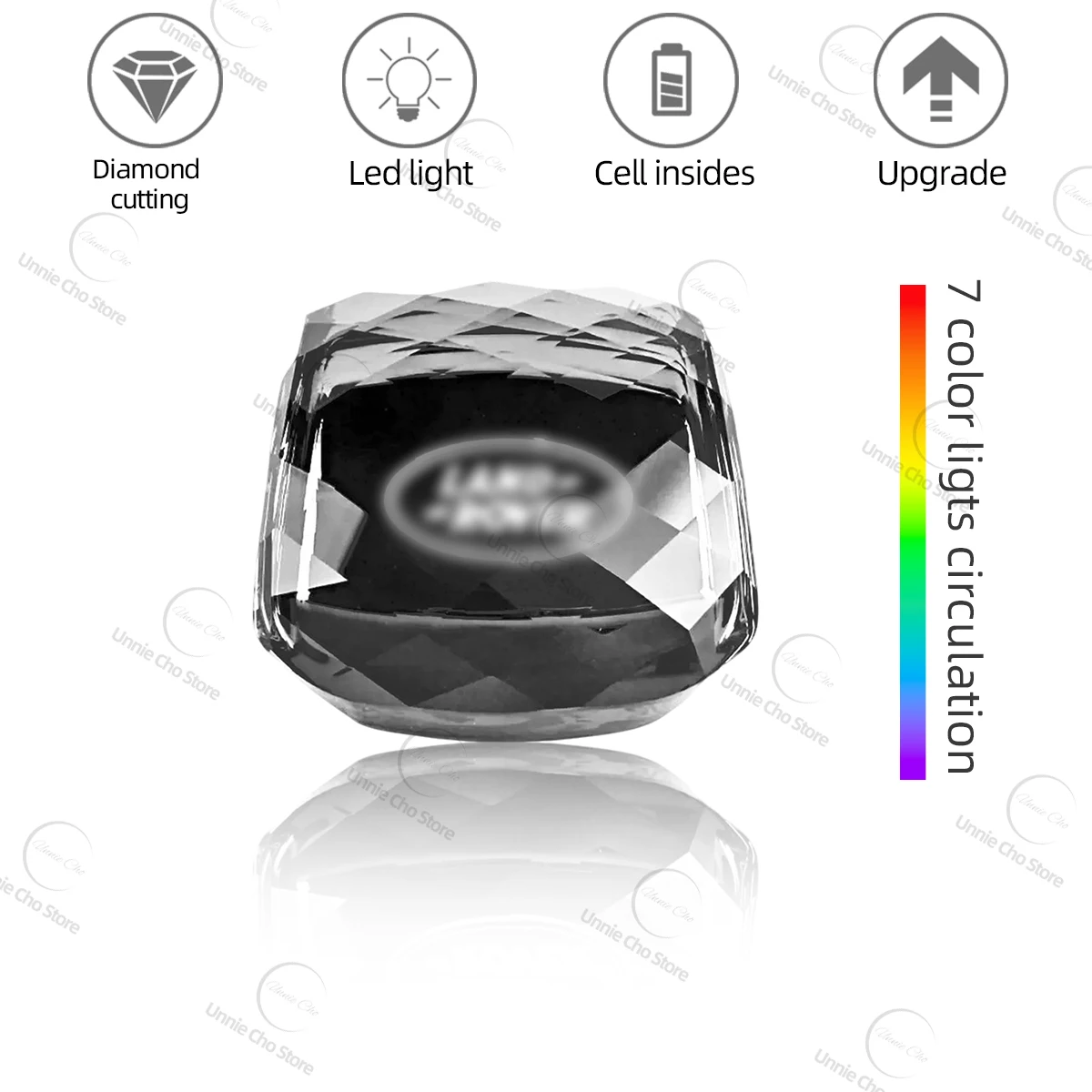 Crystal Gear Knob head For Land Rover Range Rover for Jaguar Series For Evoque Sport Velar Vogue for LR Discovery 5 Sport Lever