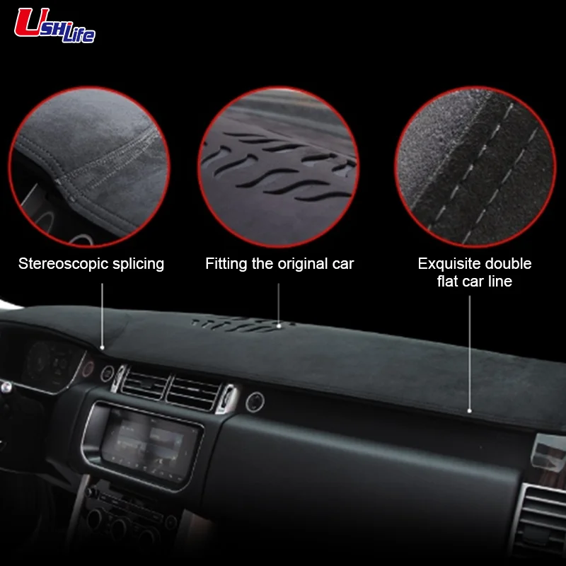 for Hyundai Sonata 2011~2014 Dashboard Accessories Car Dashboard Cover Mat Phone Holder Anti-Slip Pad Sunshade Dashmat Carpet