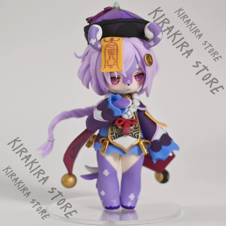 

Genshin Impact Qiqi Melusine Style Cosplay Handmade Ultra-light Clay Q-version Figurine Garage Kits Mascot Ornaments Xmas Gift