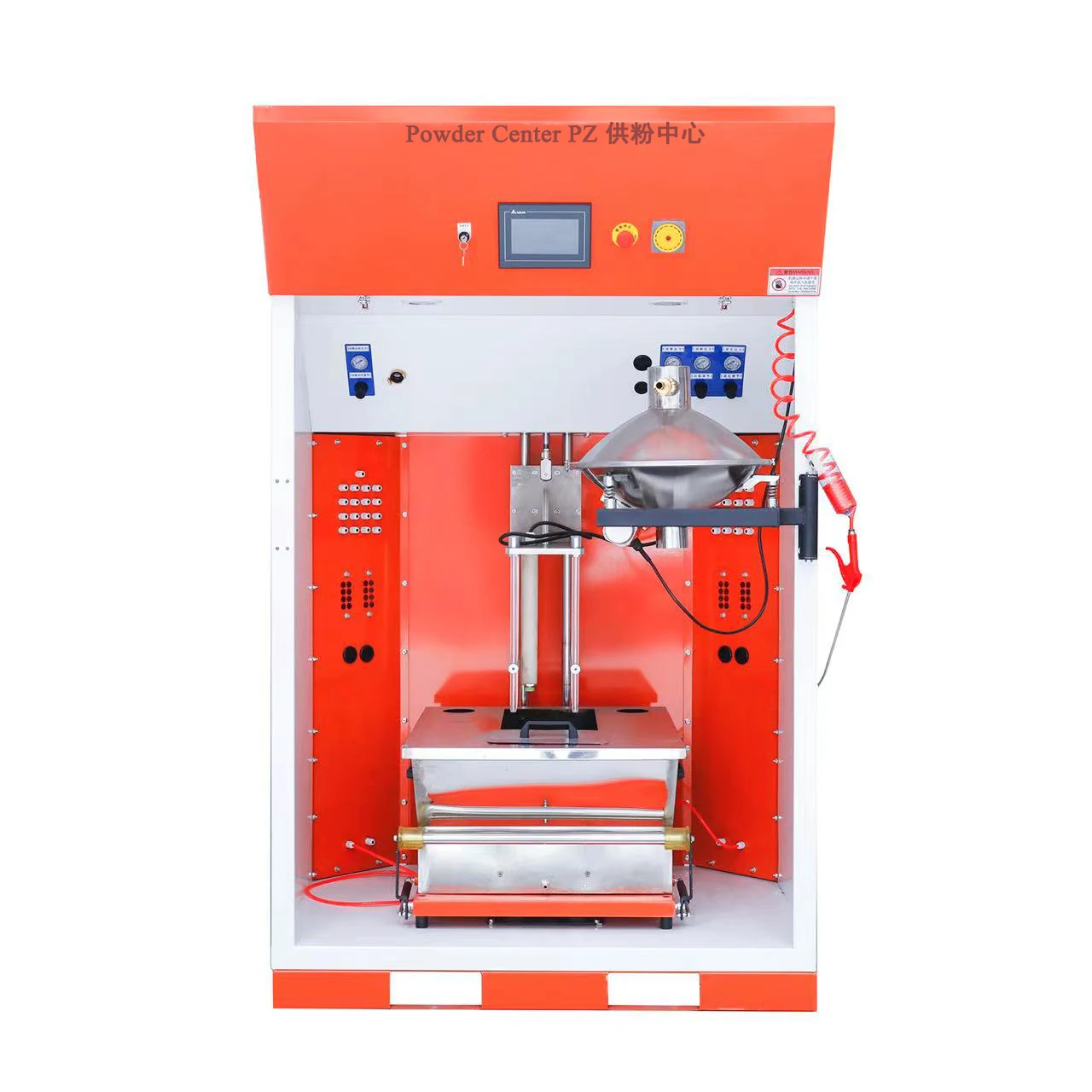 Powder Coating Line High Efficiency Powder Feeding Center Machine Equipment For Metal Coating