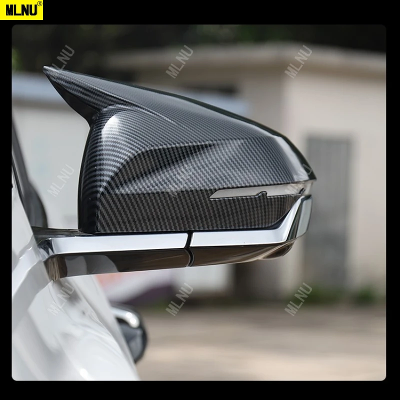 مرآة الرؤية الخلفية بوق الثور لملحقات Geely Starray/Atlas Pro/Proton X70 2024-2025 - مادة ABS، مقاومة للماء