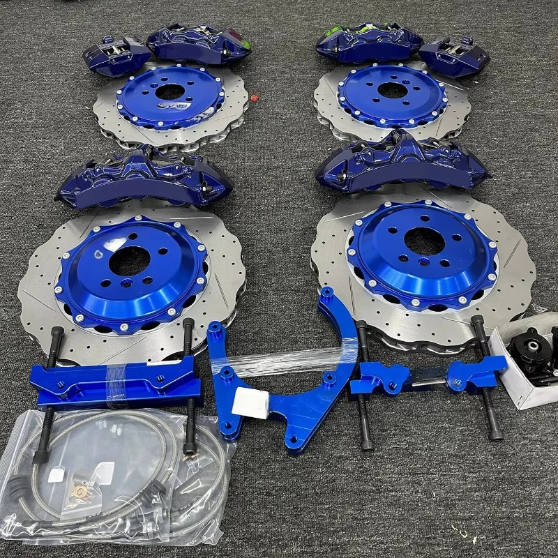 

Direct Bolt Retrofit Auto Parts GT6 Custom Brake Calipers 6 Piston Rotor 355mm 380mm 405mm Racing Brake Calipers