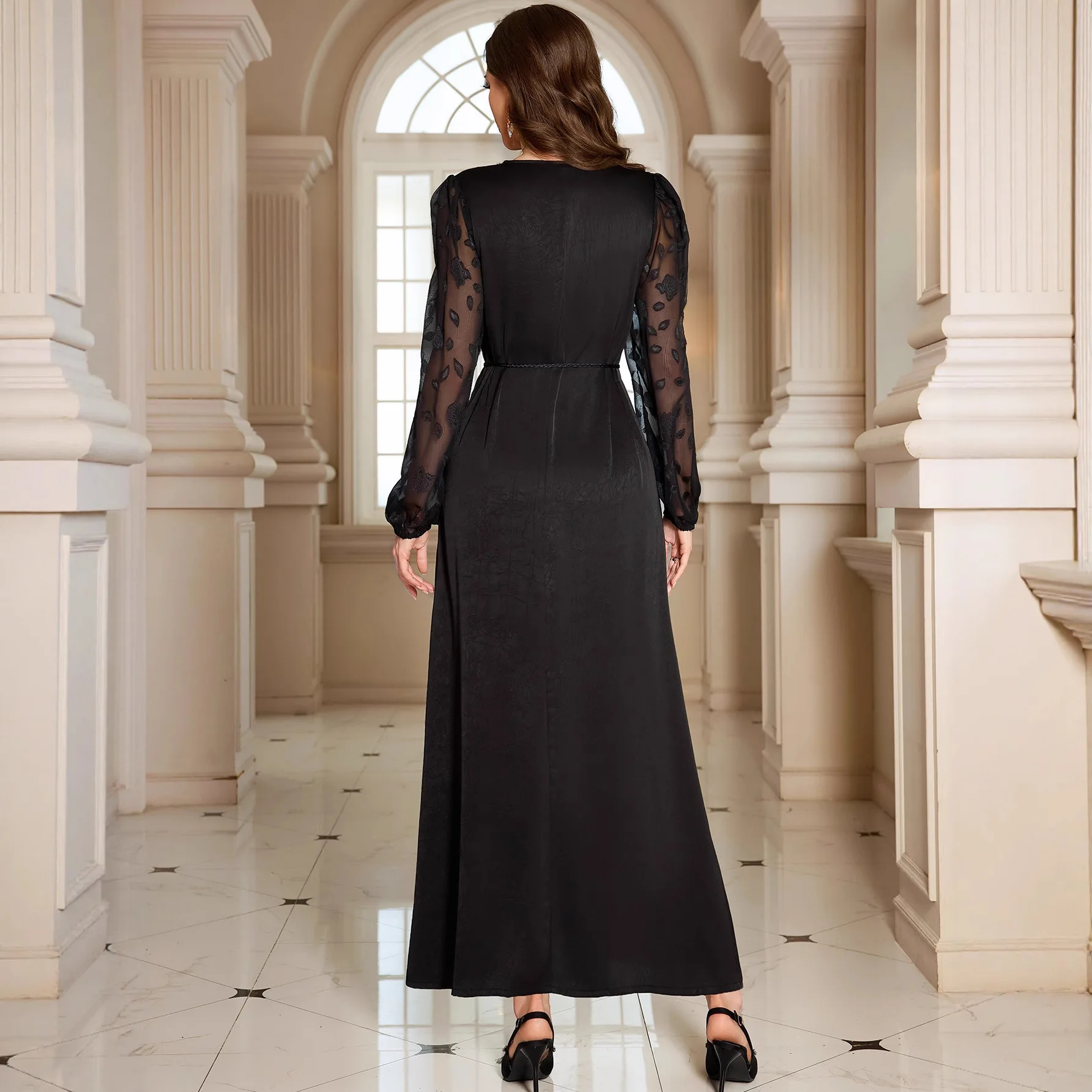 Ramadan dubaï Abaya femmes robe de soirée musulmane diamants robe de soirée turquie caftan Femme musulmane robes Islam Jalabiya Caftan