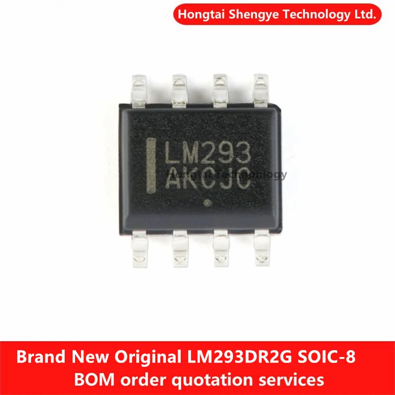 Original Genuine SMT LM293DR2G SOP-8 Low Offset Voltage Dual Channel Comparator IC Chip
