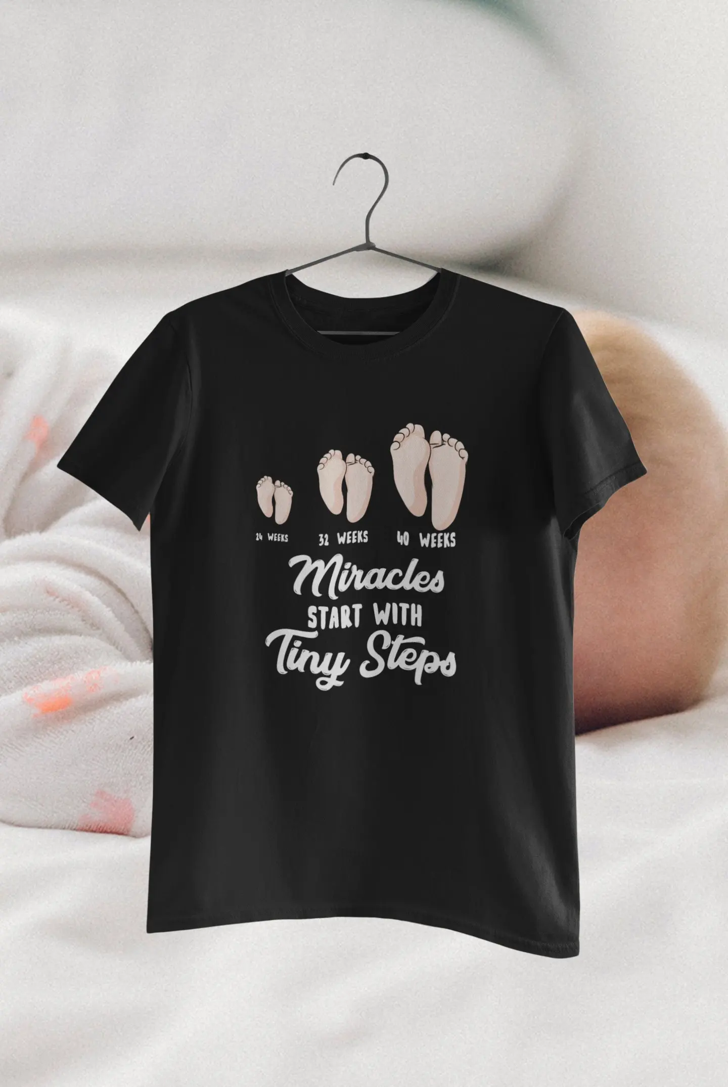 Nurse Midwife T Shirt Midwifery Obstetrician Best Miracles Start With Tiny Steps