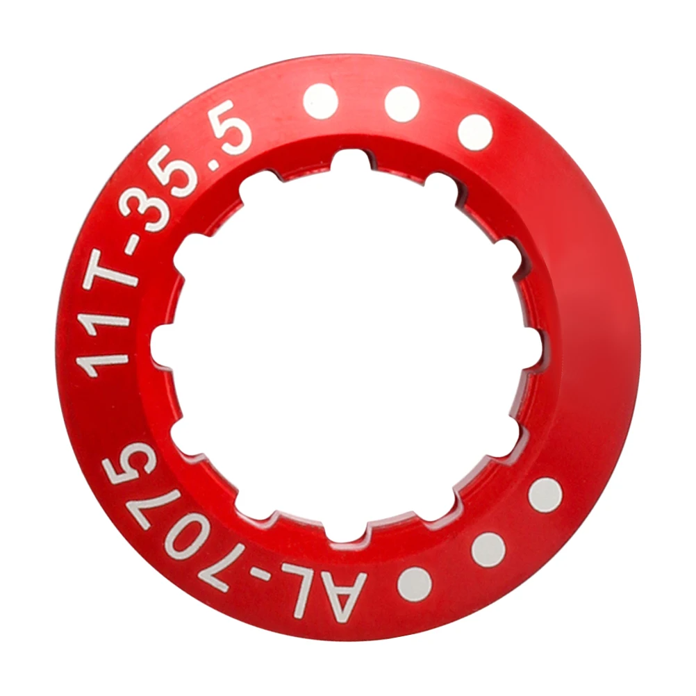 

Aluminum Alloy Bicycle Flywheel Cover 7075 Material Lightweight Nut Fixed Cassette Lock Ring for Mountain Road Folding