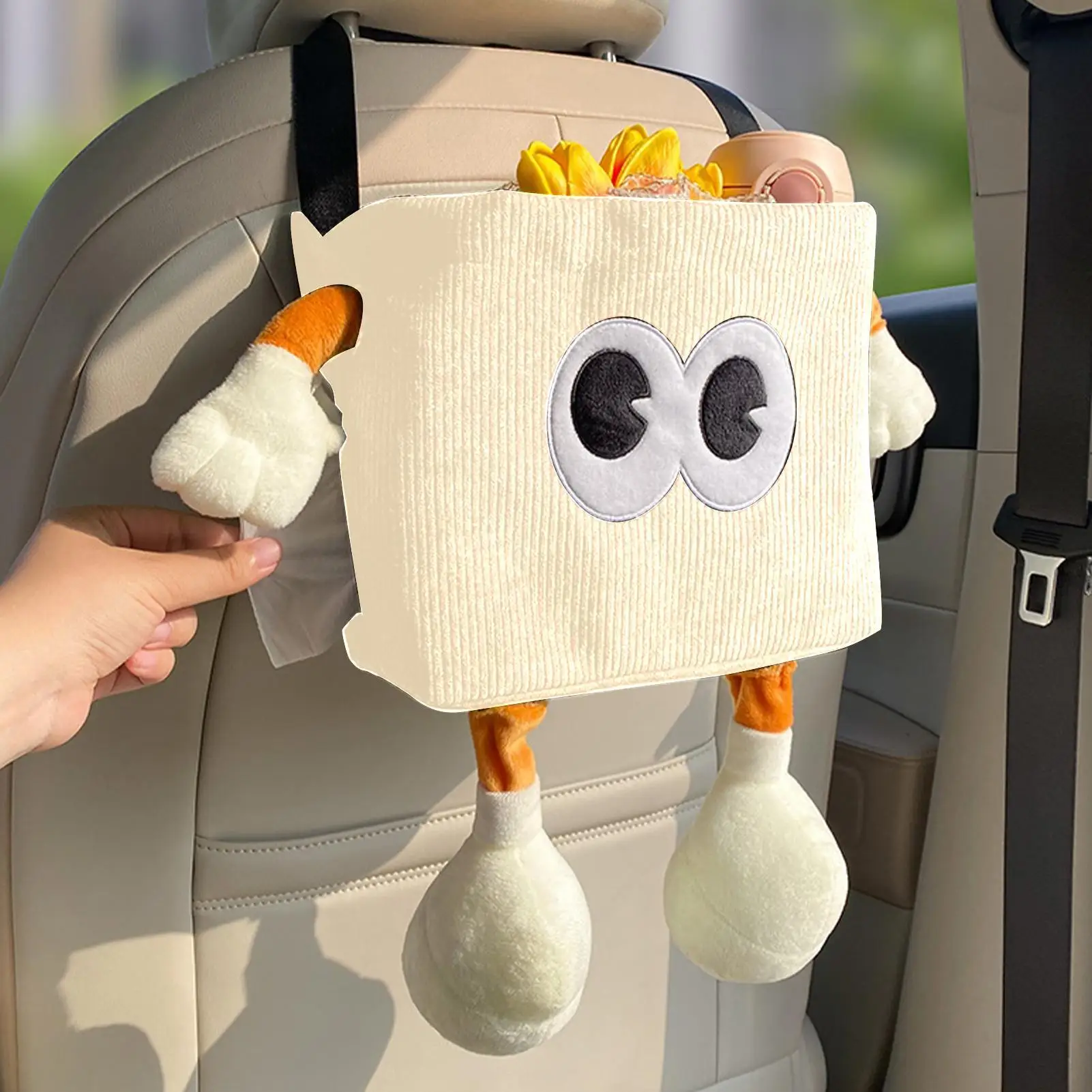 

Car Trash Can Hangable Auto Garbage Bag Large Capacity Automotive Organizers and Storage for SUV Sedan Home Outdoor Traveling