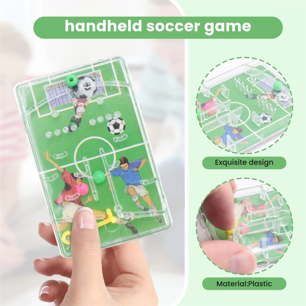50 個サッカーパーティー好意迷路ゲーム男の子サッカーテーマ誕生日パーティーの装飾キッズギフトおもちゃ SuppliesA87I