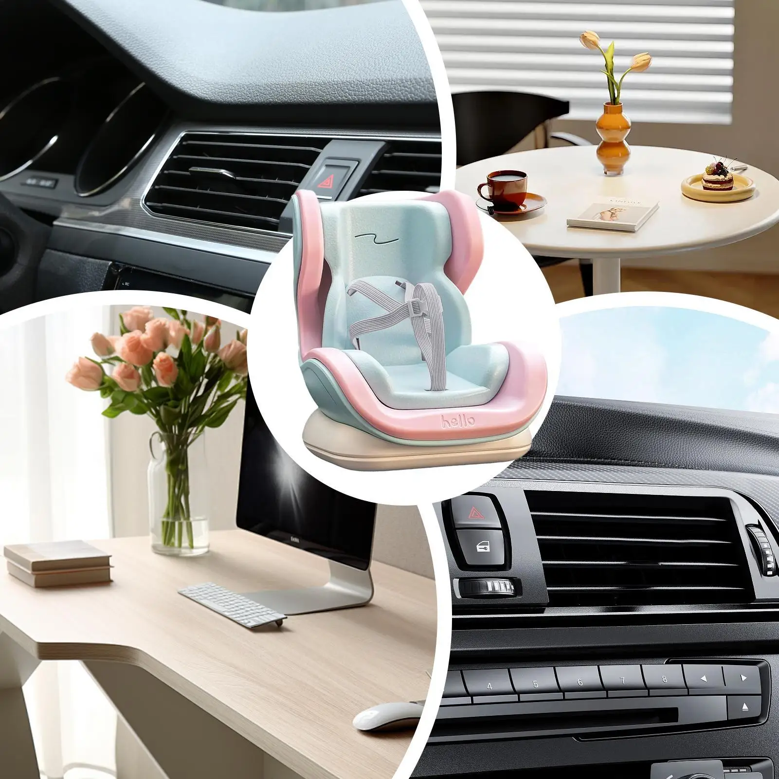 دمية مقعد السيارة محشوة دمية مقعد السيارة سطح المكتب زخرفة ألعاب من نسيج مخملي مقعد السيارة لشاحنة سيدان عشاق اللعب الإبداعي Playdate