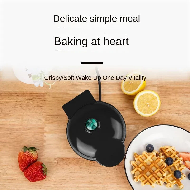 Fully Automatic Multifunctional Mini Waffle Maker, Home Quick Breakfast Machine, Sandwich Cake Baking Tray, And Pancake Maker