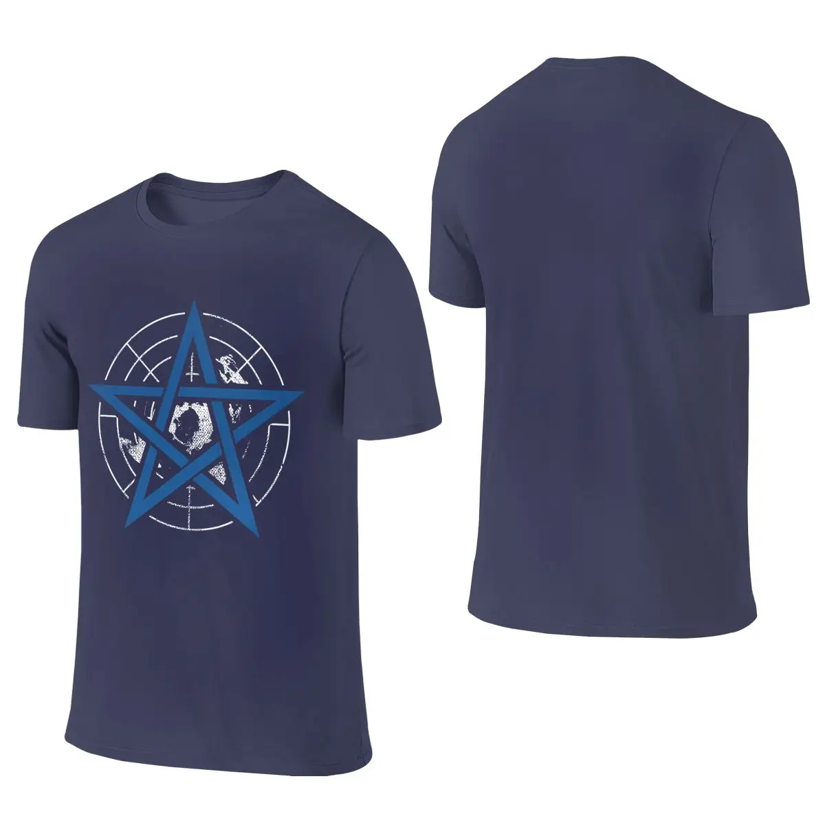 Global Occult Coalition Smooth Reversible T-shirtKorean-Style Vibe   Short Sleeve