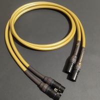 Good sound CARDAS original high quality gold version 3 pin XLR male/female balance cable HiFi amplifier CD player line 1 pair
