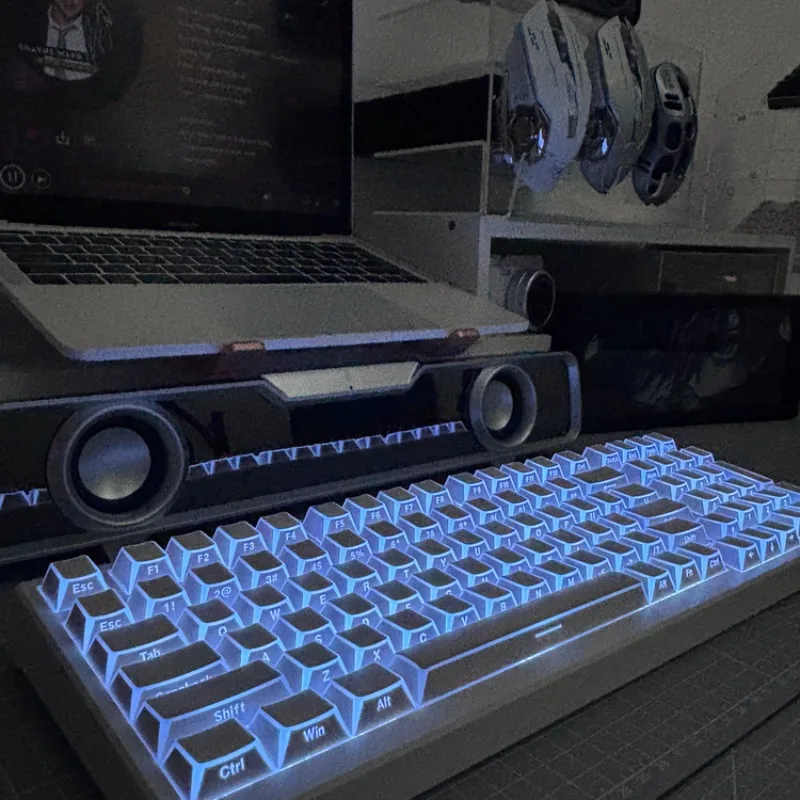 

Macaron Original Custom PBT+PC Dual-Material Full-Layout Shadow Series Keycaps