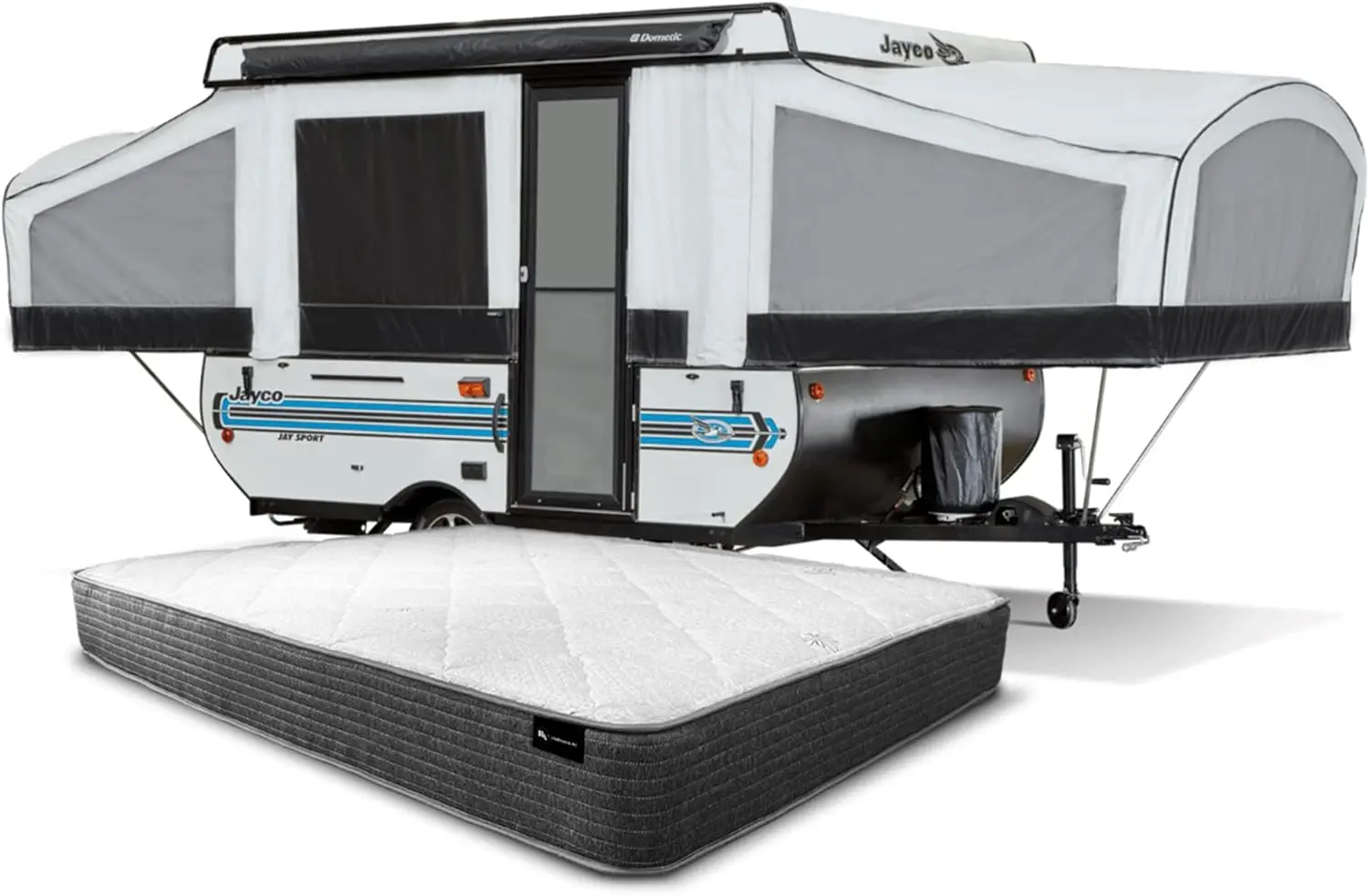 RV Wanderer colchón de espuma de 6 pulgadas - Cama RV para campistas, camping, glamping y viajes (doble)