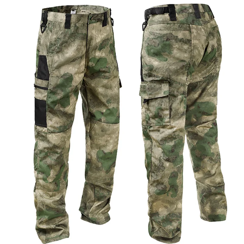 

Combat Trousers Ripstop Men's Cargo Pants Water Resistant Tactical Pants for Men Work Pants Outdoor Hiking Operator Clothing