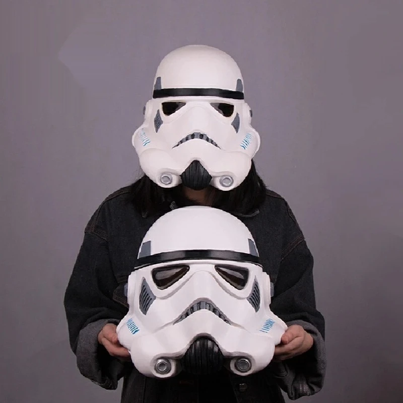 Hot Toys White Soldier Helmet Mask Anime Cosplay Awakening Storm Cosplay Halloween Helmet Prop For Children New Year'S Gift